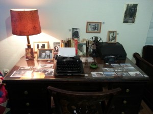 La scrivania dello studio americano di Josif Brodskij